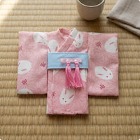 Japanese Style Doll Robe Tassels Doll Robe with Sash Portable Wardrobe Item