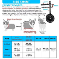 Foldable Pet Dog Wheelchair for Rehabilitation and Mobility Assistance