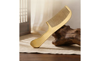 Ergonomic Brass Comb Sturdy Massage Comb Lightweight Pocket-Sized for Hair Grooming