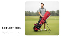 Golf Stand Bag Waterproof Lightweight Golf Carry Bag Unisex Athletic Gear for Golfers, Recreational Golfers, Outdoor, Driving Range, Par 3 Courses