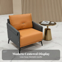Wooden Frame Armchair Space-Saving Size Indoor Furniture Easy Assembly Comfortable Paddinging for Business Professionals