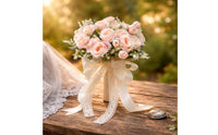 Snowy Bloom Bridal Arrangement Photo Prop Wedding Decor Romantic Design