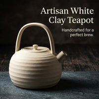 Maifan Stone Teapot with Candle Stove - New Chinese Style