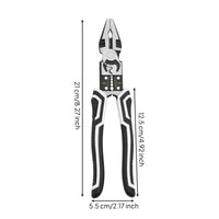 High-Hardness Wire Stripper with Crimper Non-Slip Pliers with Wire Stripper Multifunctional Multifunction Pliers Compact for Home Repairs