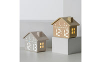 House Shaped Alarm Digital Timepiece Date and Day Display for Children