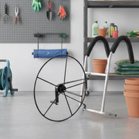 Shoulder-Carried Hose Reel Labor-Saving Hand-Crank Hose Winder Portable for Farm