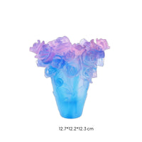 Rose Shaped Vase Tabletop Sculptural Vase Modern for Living Room, Entryway