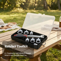 7 Pieces Heavy Duty Ratchet Wrench Kit