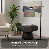 two-levellevel cumulusShaped Table Cute Appearance Bedside Stand polished Rounded Edges