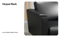 Modern Design 3-Seater Sofa, Armchair and Coffee Table three-piece set Minimalist design3Seater Sofa Business stylistic Reception Set Comfortable Cushioning for Hoteliers, Office Managers, property owners, Hotel Lobby, Waiting Room, Apartment