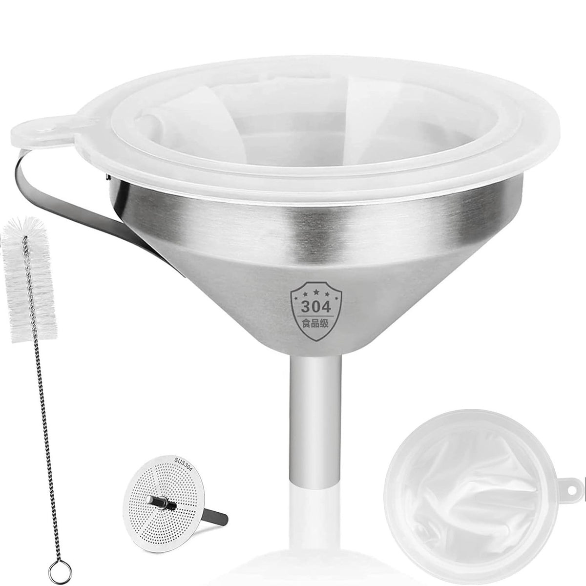 4-pc Ss Funnel W 200