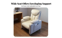 Ergonomic Design Reclining Gaming Armchair Support Lazy Sofa Chair with Footrest Long-Lasting Construction Push Back Recliner Chair Quick Assembly for Young Adults, Home Not on Ice Workers, Homeowners, Bedroom, Reading Nook