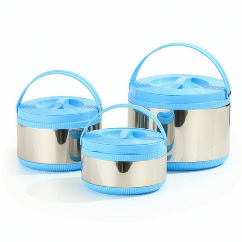 3 Pieces Vacuum Insulated Food Jar Long-Lasting Insulated Lunch Container