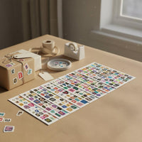 16 Sheets Magazine Cutout Alphabet Stickers Reusable Journaling Letter Sticker Set Waterproof Cutout Letters Letter Stickers for Journal Enthusiasts