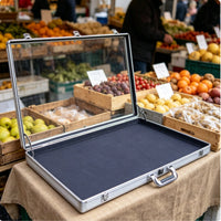 Aluminum Card Case Multifunction Jewelry Display Stand for Night Market