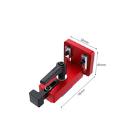 Sliding Track Clamp Universal Compatibility Channel Slot Positioning Stop Non-Marring Pads Aluminum Track Hold down Clamp for Carpentry
