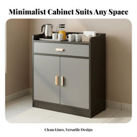 Dining Room Storage Cabinet Multifunctional Sideboard Buffet Cabinet Large Capacity Organization Furniture Raised Countertop Fence Elevated Base Suitable for Apartment Dwellers Renters Hallway Kitchen Dining Room