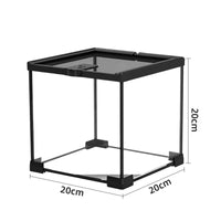 Glass Amphibian Enclosure High Visibility Glass Terrarium Enclosure Ventilated