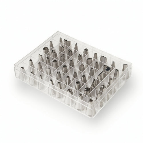 48 Pieces Piping Tip Set with Storage Case Organized Cake Decorating Kit