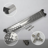 Replacement Pool Ladder Step with Bolts Anti-Slip Pool Ladder Step with Bolts Bolt-on Rust-Resistant for Maintenance Professionals, Swimming Pools, Hot Tubs