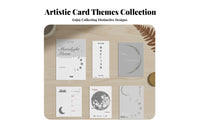 20 Pieces Writable Silver Foil Decorative Paper Assorted Designs Embossed Journaling Paper DIY for Artists, Notebook Decoration, Card Making