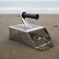 Sand Rake Portable Perforated Sand Scoop Easy to Rinse