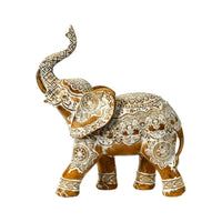 Elephant Figurine Decorative Elephant Sculpture Carved for Art Collectors