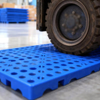Ventilated Pallet Board Wear Resistant Storage Deck Anti-Slip Heavy Duty Grid Mat for Basement