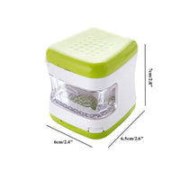 Manual Garlic Cube-Shaped Manual Press Chopper Hinged Lid