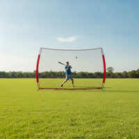 Practice Net with Carry Bag Freestanding Baseball Backstop Foldable Baseball Net for Athletes