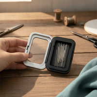 Sewing Pin Case with Transparent Lid Travel Friendly Sewing Pin Case Lightweight Storage Box