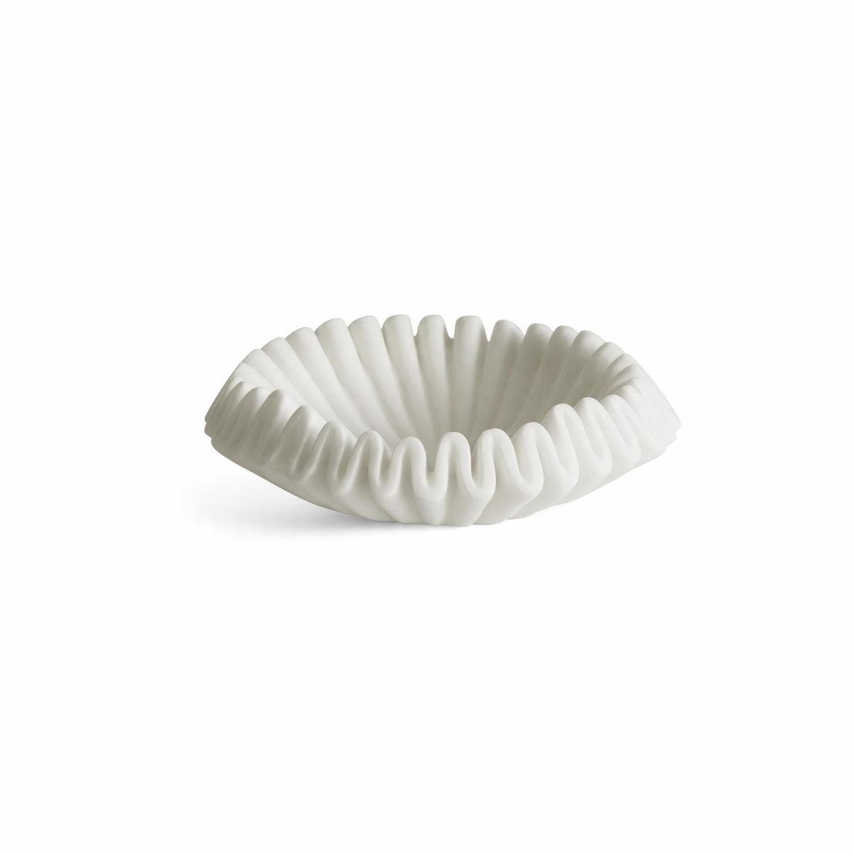 Irregular Fruit Bowl Pleated Sculptural Fruit Bowl Minimalist for Clean-Liners, Dining Table