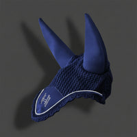 Ear Bonnet with Ruffled Edge Piped Horse Ear Bonnet Suitable fit Tack for Equestrian Training