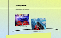 12V waterproof loud car horn