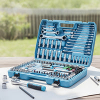 Socket Wrench Set Vanadium Alloy Steel Ratchet and Socket Set 72-Tooth Mechanics Tools Kit for Home Handypersons, Automotive Repair, Home Maintenance
