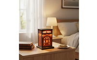 Fire Dept Night Light Portable Mini Fire Station Lamp Cute Design for Desk