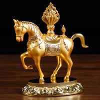 Tibetan Alloy Religious Decorative Figurine for Car or Home