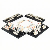 Compact Tile Game Set with Racks Sturdy Tabletop Tile Game Portable Storage Bag Easy to Learn for Family, Adults and Kids