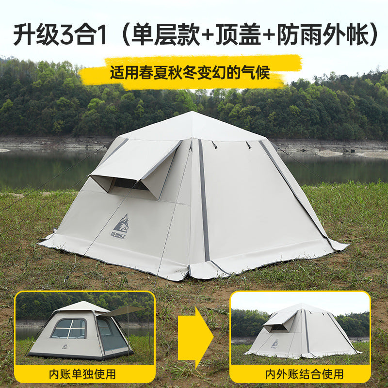 5-8 Person / Single Layer-rainfly