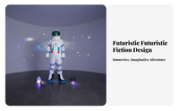 Astronaut Jumpsuit with Helmet Reflective Visor Astronaut Jumpsuit Set for Boys