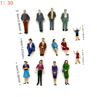 1/30+1/50 Scale Miniature Scene Figures, Robot Model Figures, Diorama Figures