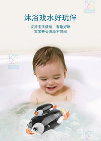 定制电动潜水企鹅沐浴戏水玩具企鹅游水玩具儿童夏天洗澡益智玩具