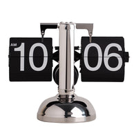 Modern Luxury Automatic Flip Clock Desk Decor