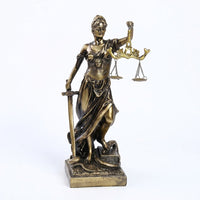 Themis Goddess of Justice Statue, Classical Resin Sculpture