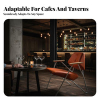 Retro Green Chair and Table Set Utilitarian Design Business-Grade Furniture Wear-Resistant Space-Efficient