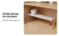 Wardrobe Divider Shelf Space Saving Adjustable Cabinet Shelf Easy to Install Closet Organizer for Homeowners, Students, Under Sink, Washroom, Bookcase