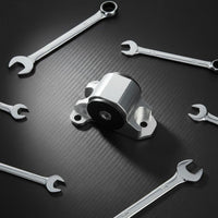 Vibration Reduction 3-Hole Engine Mount Easy Installation Performance Engine Mount Long-Lasting Automotive Part OE-Specification Quality for Car Enthusiasts, Racers, Racing, Track Days