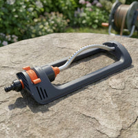 Oscillating Lawn Sprinkler Stable Sprinkler with 19 Holes Clog-Resistant