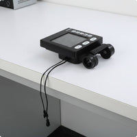 Display Screen Fitness Console Rectangular Electronic Fitness Console Black