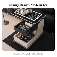 Rolling C-Table Height Adjustable Mobile Cart Multi-Functional With casters for Adults